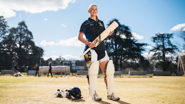 Maitlan Brown has used her 12-week injury lay-off to improve her batting.