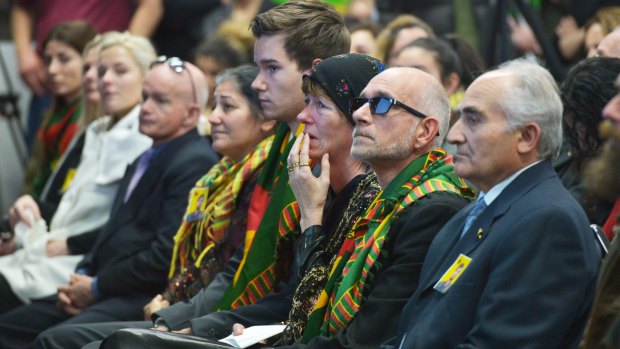 A traditional Kurdish funeral for Reece Harding, held in Melbourne in July, was attended by his family and hundreds of supporters.