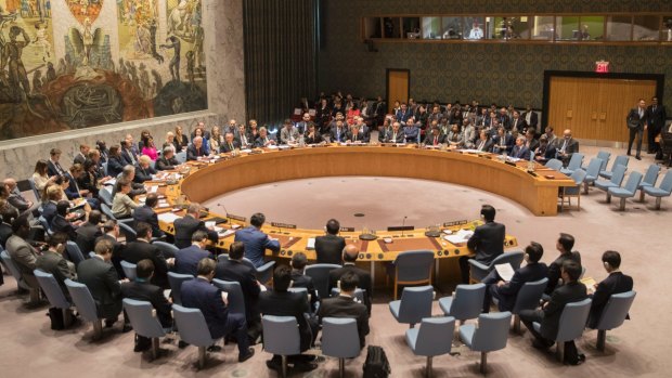 UN Security Council meeting on the situation in North Korea on Friday.