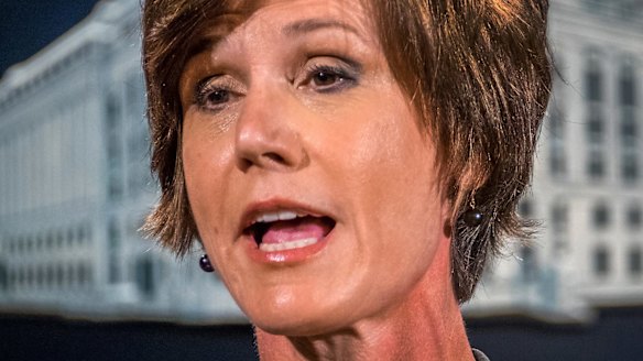 Former acting Attorney General Sally Yates.