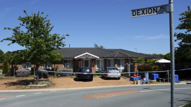 The Dexion Place home where Cheryl Woutersz was found dead. 