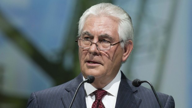 Rex Tillerson, chief executive officer of Exxon Mobil Corp.