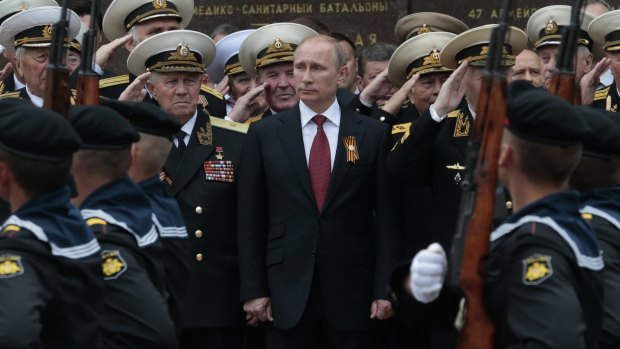 Under pressure: Russian President Vladimir Putin