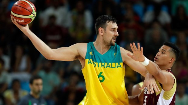 International basketball star Andrew Bogut has happily mixed with athletes from other sports.