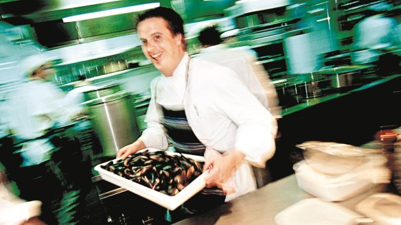 Simpson moved from the United Kingdom to Australia in 1990 to take up the head chef position at Aqua Luna in Sydney.
