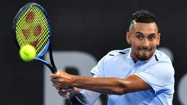 On the ball: Nick Kyrgios' talent is earning plaudits from all corners of the game.