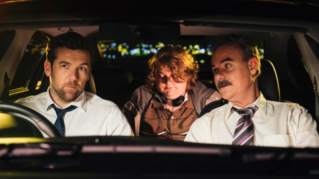Patrick Brammall and Darren Gilshenan are cops on a stake-out in improv comedy <i>No Activity</i>.