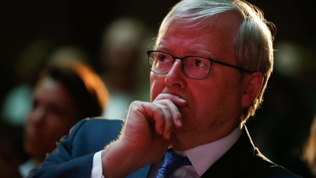 Former prime minister Kevin Rudd.