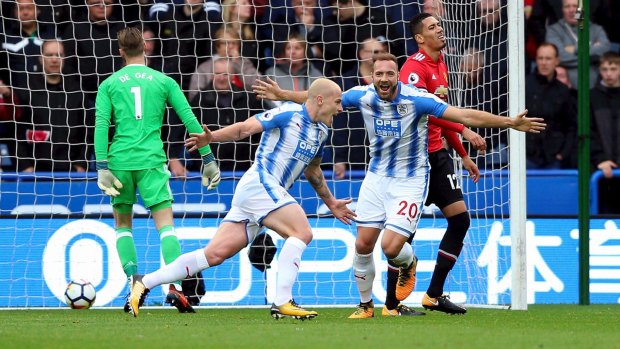 Huddersfield Hero: Aaron Mooy proves his mettle once again in the Premier League, taking the lead against Manchester United.