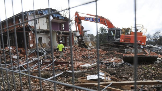 The Catholic Archdiocese of Canberra and Goulburn plans to finish demolition work on the Manuka buildings this month.