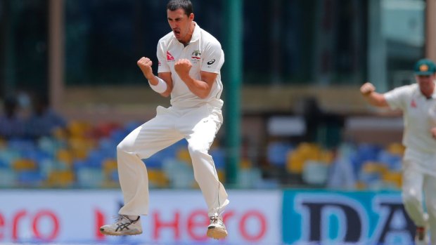 Comeback trail: Mitchell Starc is racing the clock to be fit for the first Test against South Africa.