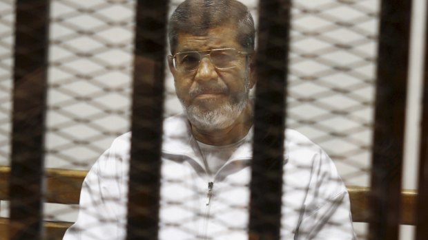 Deposed president Mohamed Morsi.