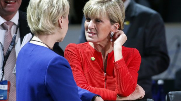 Julie Bishop also attended the nuclear summit.