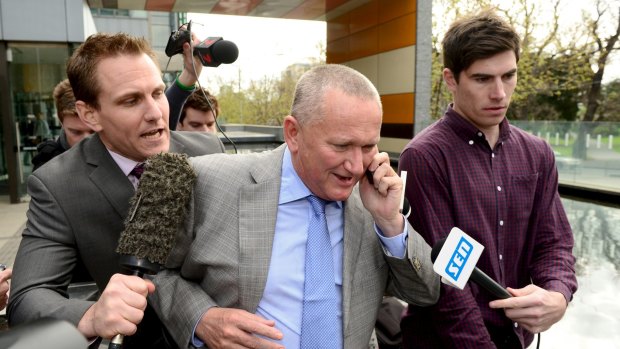 "This is an extremely disappointing result for the players": Stephen Dank leaves the court on Friday.