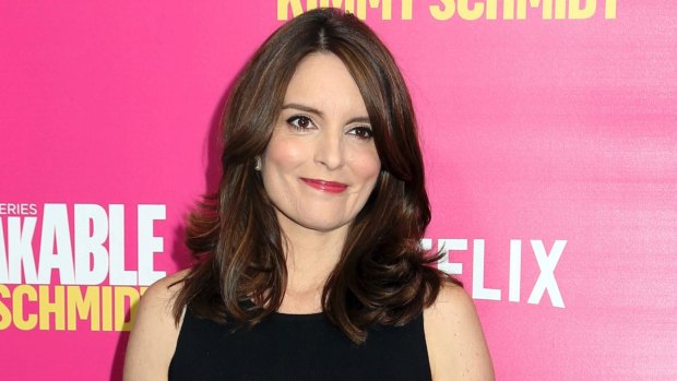 Tina Fey, pictured here at the premiere of season 2 of  Netflix's  Unbreakable Kimmy Schmidt in March, has been vocal in her criticism of Donald Trump. 