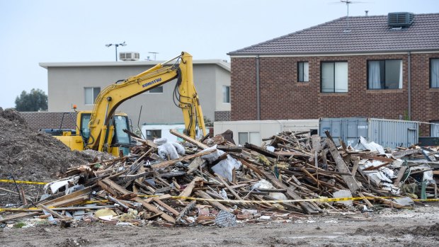 Rubble from the pub was dumped on a site owned by the developers in Cairnlea. Uncontained asbestos was among the rubble. 