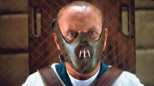 Lurid: Anthony Hopkins as Hannibal Lecter in <i>The Silence of the Lambs</i>.