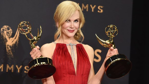 Nicole Kidman with the silverware, let her fashion and her impressive body of work do the talking at the Emmys.