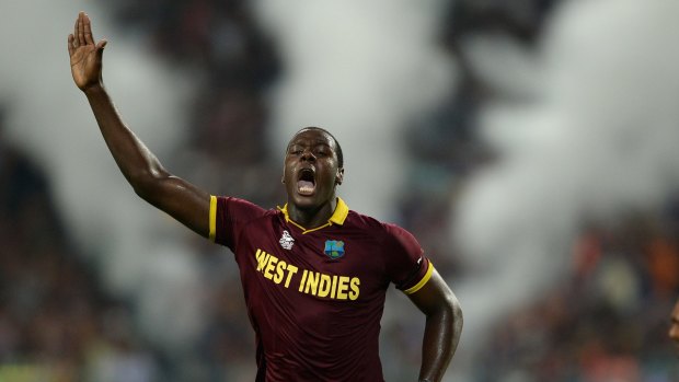 Smoke signals:  West Indies all-rounder Carlos Brathwaite aims to make a splash in the Big Bash.