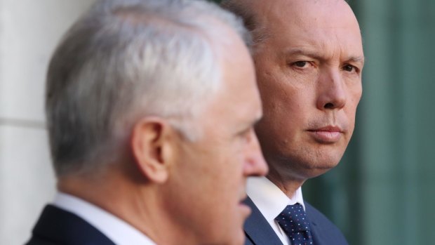 Peter Dutton launched a vehement attack on the ABC and Fairfax for suggesting his account of the incident on Manus Island on Good Friday was inaccurate.