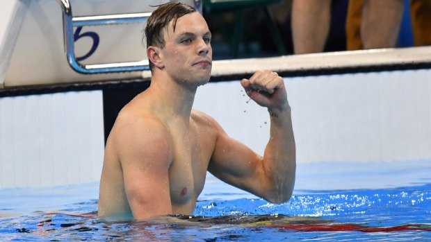 Kyle Chalmers wins gold in the 100m freestyle