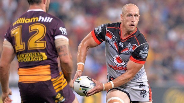 Mid-season switch: Warriors halfback Jeff Robson has left the club to play out his final season with the Eels.