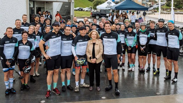 Riders before the 2016 Ride to Remember.