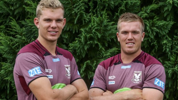 Fresh blood: Tom and Jake Trbojevic are likely inclusions in the Blues squad for next year's Origin series.