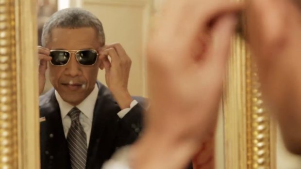 Barack Obama shows off a new level of cool in the BuzzFeed video.