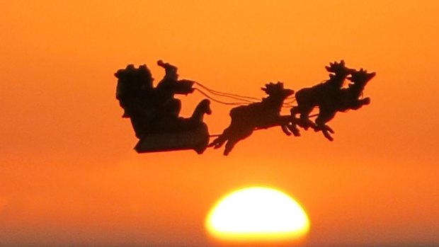The weather is also set to be ideal for Santa's flight into Perth.