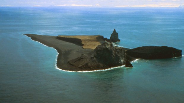 The Bogoslof Island in 1994.
