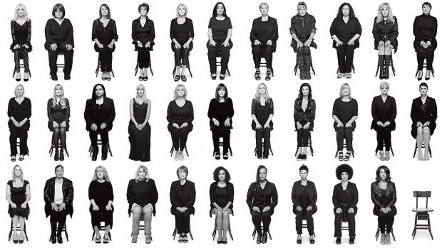 35 women who accused Bill Cosby of sexual assault appeared on the cover of The New Yorker.