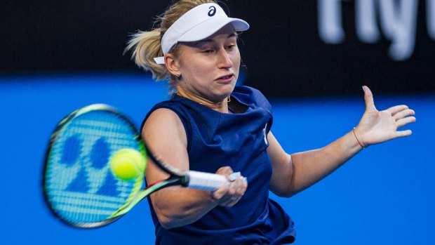 Well beaten: Daria Gavrilova couldn't convert any of her break-point opportunities.