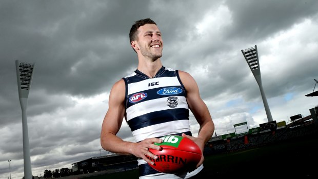 Geelong draftee Sam Menegola hopes it's third time lucky in the AFL system