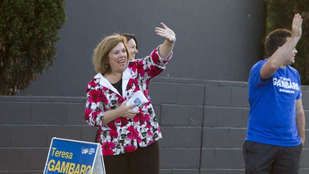 Brisbane MP Teresa Gambaro has waved goodbye to her chances of becoming Speaker.