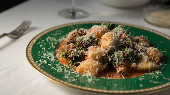 Gnocchi with kangaroo ragu served at the Argyle Inn in Taralga.