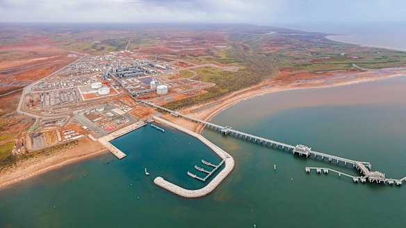 Chevron is building the $US34 billion Wheatstone LNG project at Ashburton North in WA.