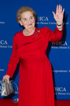 Former Secretary of State Madeleine Albright was among the guests at the White House Correspondents' Dinner.
