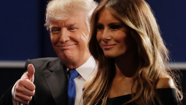 Was Donald Trump married to his wife Melania at the time he made the comments?