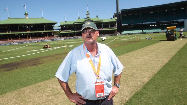 Stung by criticism: Retiring SCG curator Tom Parker.