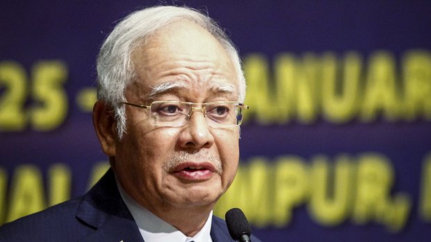 Malaysian Prime Minister Najib Razak in Kuala Lumpur in January. 