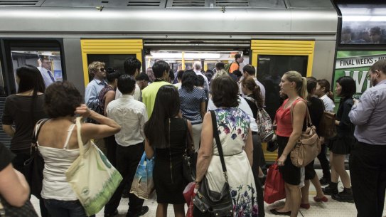 Patronage on Sydney's train network has surged over the past year.