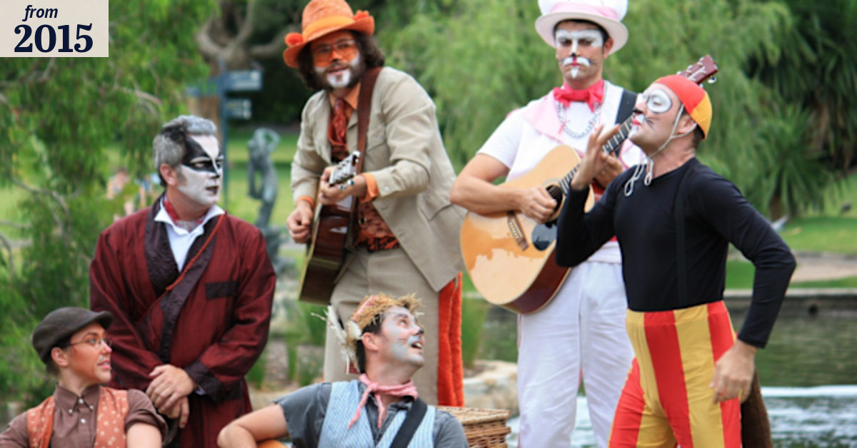 Hi-5's Tim Harding plays Otter in the Wind in the Willows