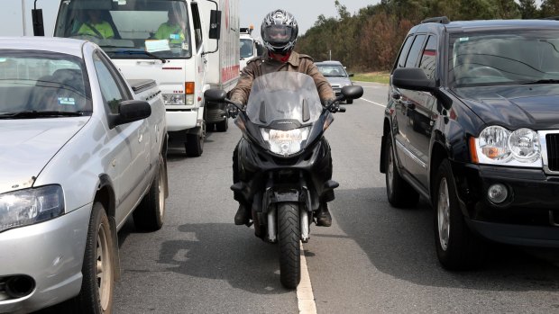 In February, the Queensland Government changed the road rules to allow motorcyclists to lane filter.