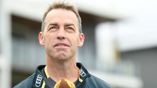 Hawthorn coach Alastair Clarkson and his team will face a tough start to 2018.