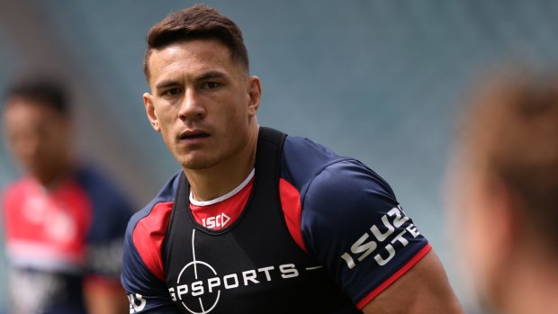 Big impact: Sonny Bill Williams' work ethic is still evident at the Roosters three years after he left Bondi Junction.