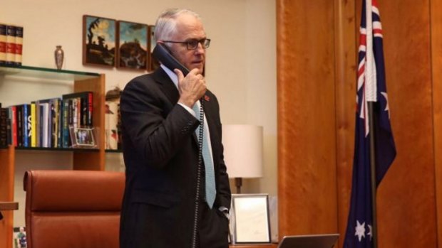 Donald Trump called Malcolm Turnbull within 24 hours.