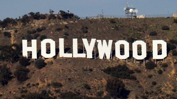 The Hollywood sign in California is an American cultural icon.