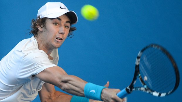 See you in Melbourne: Jordan Thompson will play the 2015 Australian Open.