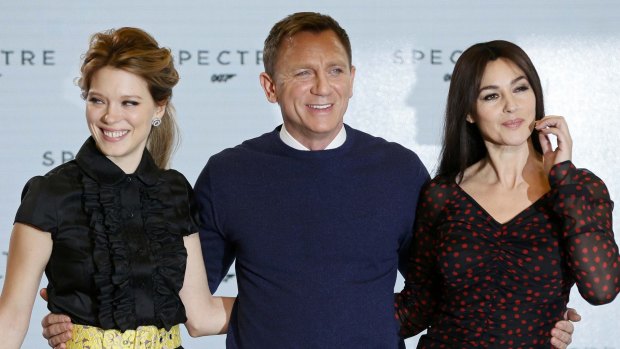 Lea Seydoux, Daniel Craig and Monica Bellucci will star in the new James Bond film <i>Spectre</i>.